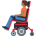 🧑🏾‍🦼 person in motorized wheelchair: medium-dark skin tone display on Twitter